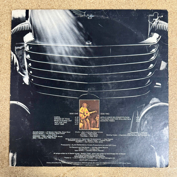 Singer Al Stewart Signed Modern Times (1975) Vinyl With JSA COA - for just $100! 