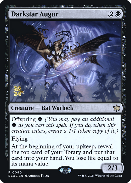 Darkstar Augur (PRE-090) - Bloomburrow Promos Foil - for just $0.21! 