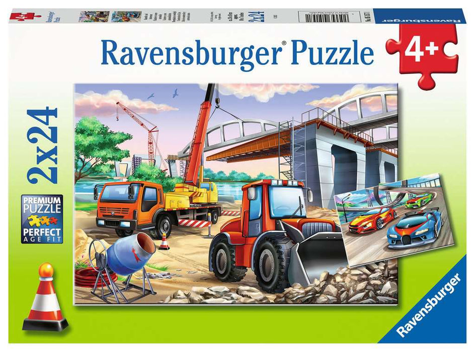 Puzzle: Construction & Cars - for just $19.99! 