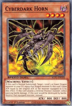 Cyberdark Horn [SGX1-ENG05] Common - for just $0.10! 