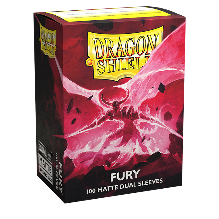 Dragon Shield: Standard 100ct Sleeves - Fury (Dual Matte) - Just $9.95! Shop now at Retro Gaming of Denver