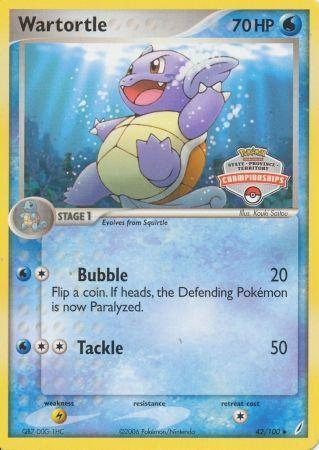 Wartortle (42/100) (States Championship Promo) [EX: Crystal Guardians] - for just $18.25! 