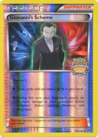 Giovanni's Scheme (138/162) (Championship Promo) [XY: BREAKthrough] - Just $1.15! Shop now at Retro Gaming of Denver