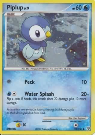 Piplup (93/130) (Cosmos Holo) [Diamond & Pearl: Base Set] - for just $17.55! 