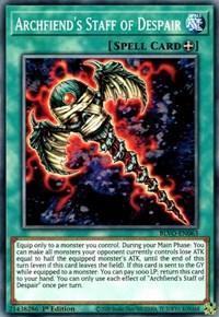 Archfiend's Staff of Despair [BLVO-EN063] Common - for just $0.10! 