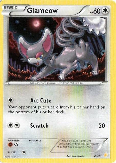Glameow (27/30) [XY: Trainer Kit 3 - Pikachu Libre] - for just $0.10! 