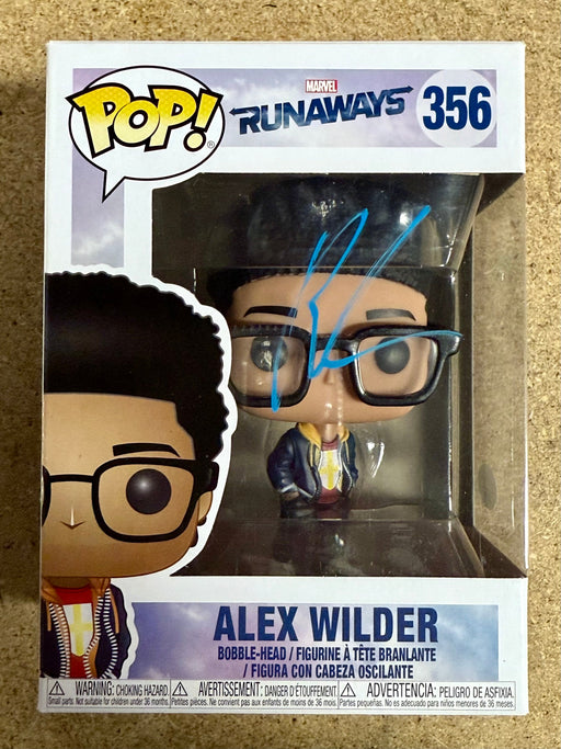 Rhenzy Feliz Signed Marvel Runaways Alex Wilder Funko Pop! #356 With JSA COA - for just $75! 