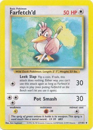 Farfetch'd (27/102) [Base Set Unlimited] - for just $0.75! 
