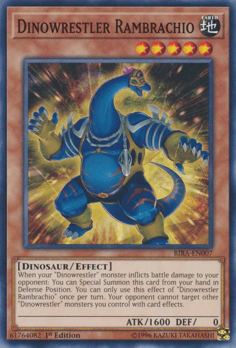 Dinowrestler Rambrachio [RIRA-EN007] Common - for just $0.10! 