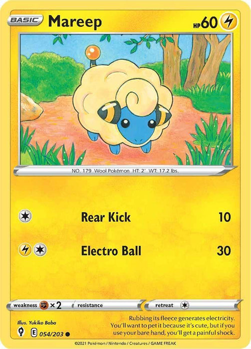 Mareep (054/203) [Sword & Shield: Evolving Skies] - for just $0.10! 