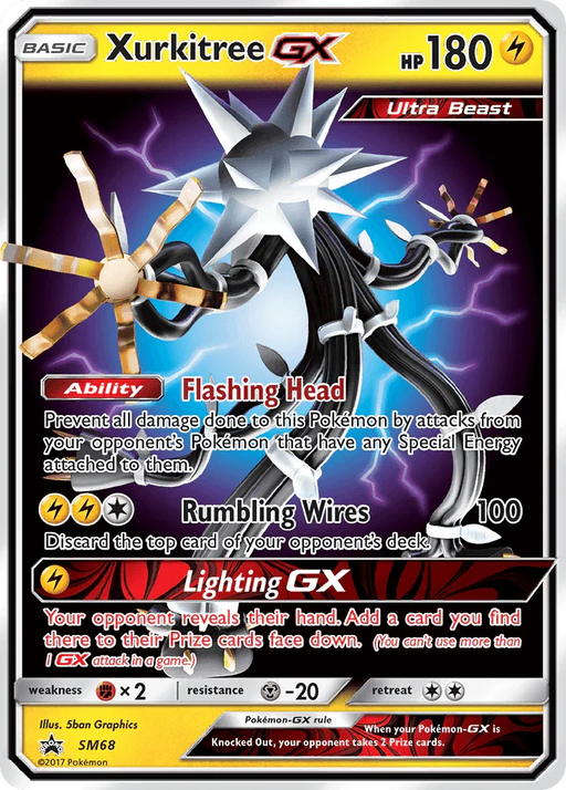 Xurkitree GX (SM68) [Sun & Moon: Black Star Promos] - for just $5.25! 