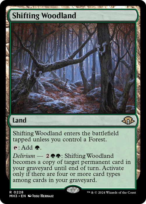 Shifting Woodland (MH3-228) - Modern Horizons 3 - for just $1.29! 