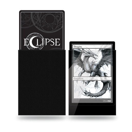 Ultra PRO: Standard 100ct Sleeves - Eclipse Gloss (Jet Black) - Just $0! Shop now at Retro Gaming of Denver