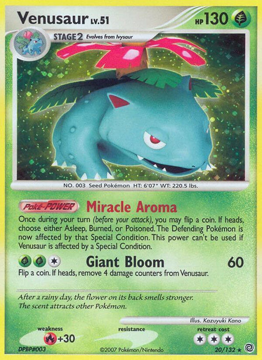 Venusaur (20/132) (Theme Deck Exclusive) [Diamond & Pearl: Secret Wonders] - for just $3.95! 
