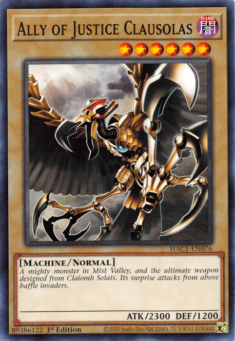 Ally of Justice Clausolas [HAC1-EN076] Common - for just $0.10! 