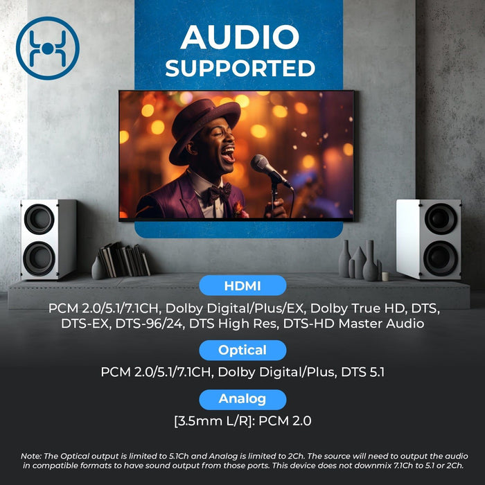 4x2 HDMI Matrix with Audio Extraction (BK-402A) - Just $129.99! Shop now at Retro Gaming of Denver