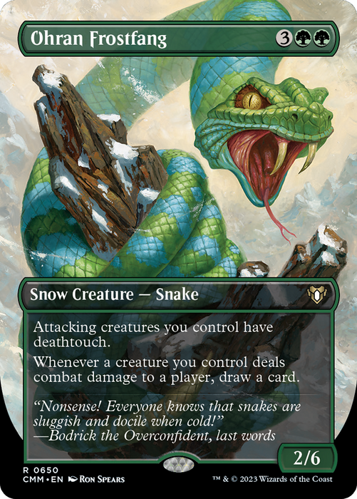 Ohran Frostfang (CMM-650) - Commander Masters (Borderless) - for just $3.49! 