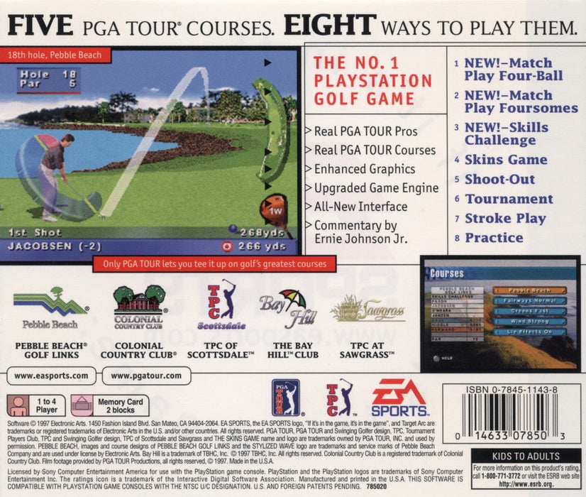 PGA Tour 98 – PlayStation 1 (PS1) - for just $4.99! 