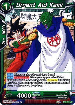 Urgent Aid Kami (BT7-066) [Assault of the Saiyans] - for just $0.10! 