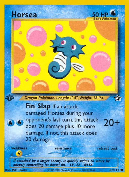 Horsea (62/111) [Neo Genesis 1st Edition] - for just $0.45! 