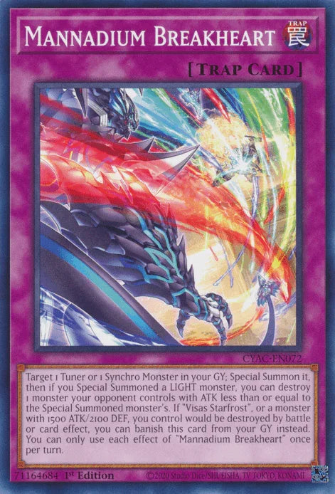 Mannadium Breakheart [CYAC-EN072] Common - for just $0.10! 