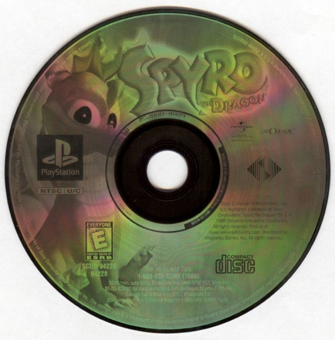 Spyro the Dragon [Greatest Hits] – PlayStation 1 (PS1) - for just $0! 