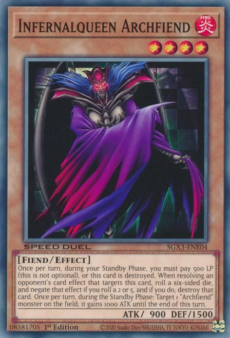Infernalqueen Archfiend [SGX3-ENE04] Common - for just $0.10! 