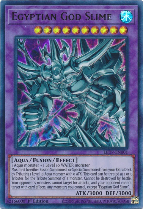 Egyptian God Slime [LED7-EN001] Ultra Rare - for just $1.80! 