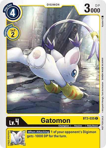 Gatomon [BT3-035] (Official Tournament Pack Vol.3) [Release Special Booster Promos] - Just $0.09! Shop now at Retro Gaming of Denver