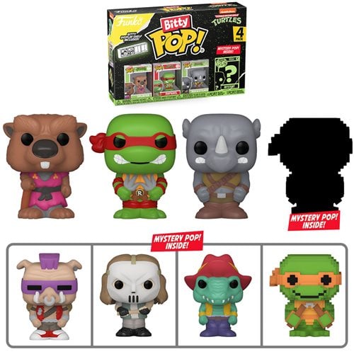 Funko Bitty Pop! Teenage Mutant Ninja Turtles Comics Mini-Figure 4-Pack - Select Set(s) - Just $14.24! Shop now at Retro Gaming of Denver