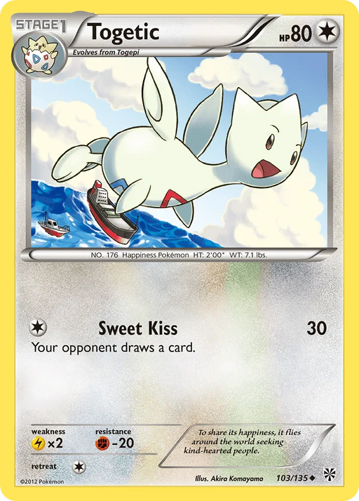 Togetic (103/135) [Black & White: Plasma Storm] - for just $0.30! 