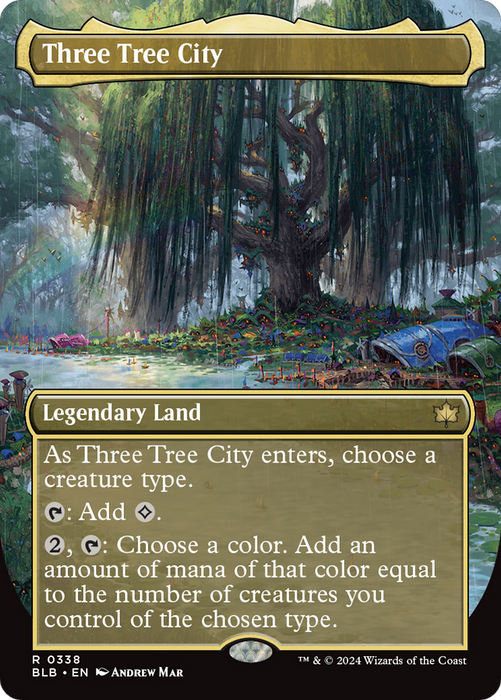 Three Tree City (BLB-338) - Bloomburrow (Borderless) - for just $12.14! 