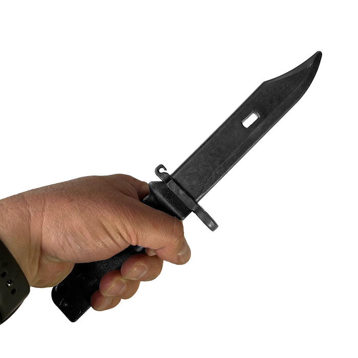 Smith & Wesson Style Bayonet Poly Training Knife with 6 Inch Turkish Clip Point Blade Prop - for just $28! 