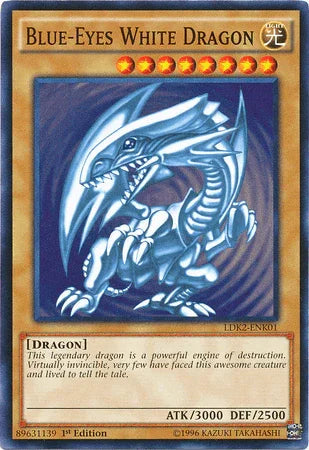 Blue-Eyes White Dragon (Version 2) [LDK2-ENK01] Common - for just $2.75! 