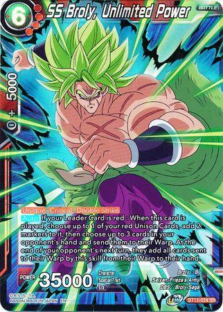 SS Broly, Unlimited Power (BT11-014) [Vermilion Bloodline] - for just $0.30! 