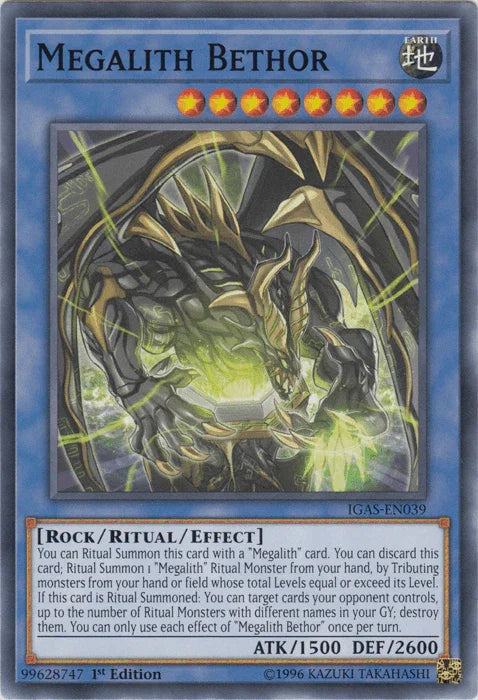 Megalith Bethor [IGAS-EN039] Common - for just $0.25! 