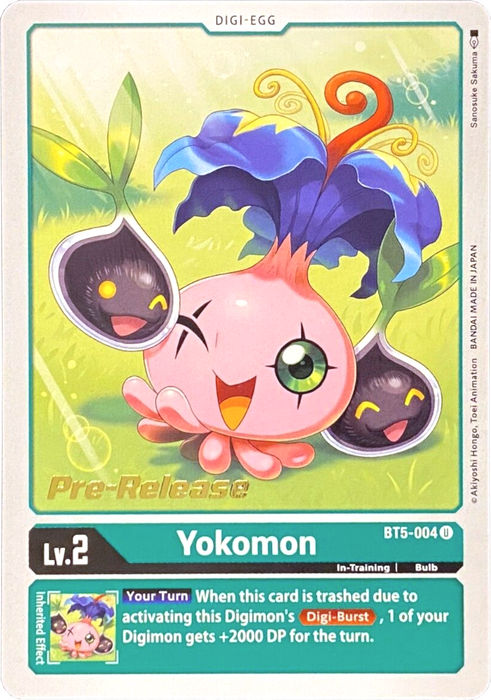 Yokomon [BT5-004] [Battle of Omni Pre-Release Promos] - Just $0.10! Shop now at Retro Gaming of Denver