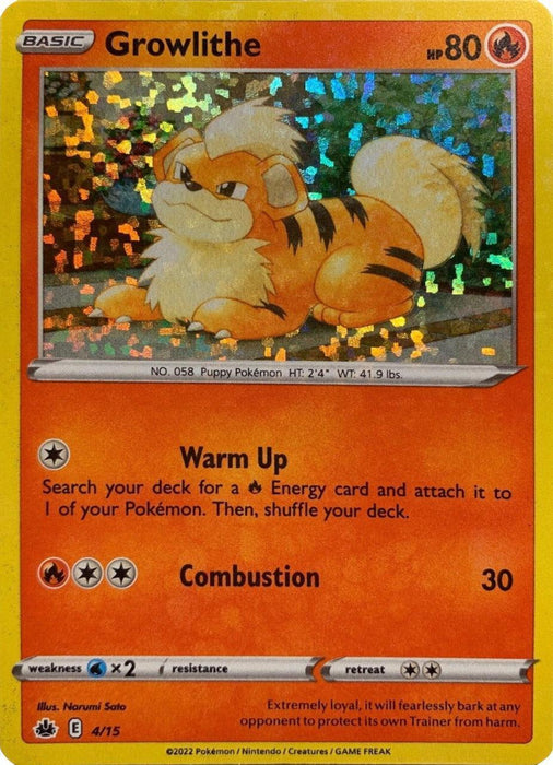 Growlithe (4/15) [McDonald's Promos: Match Battle] - for just $0.60! 