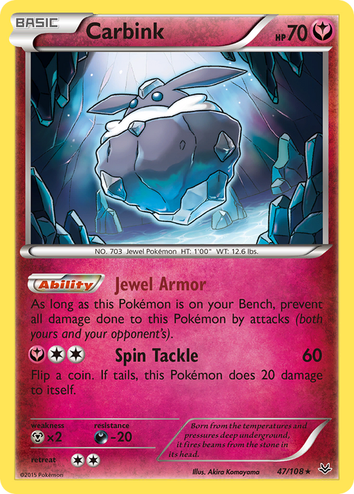 Carbink (47/108) [XY: Roaring Skies] - Just $0.10! Shop now at Retro Gaming of Denver