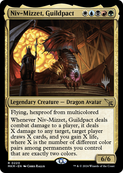 Niv-Mizzet, Guildpact (PPMKM-220) - Murders at Karlov Manor Promos - for just $0.07! 