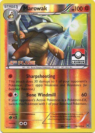 Marowak (78/162) (League Promo 4th Place) [XY: BREAKthrough] - for just $13.50! 