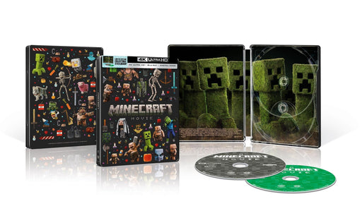 A Minecraft Movie - Limited Edition Steelbook (4K Ultra HD + Blu-ray + Digital) - for just $48.99! 