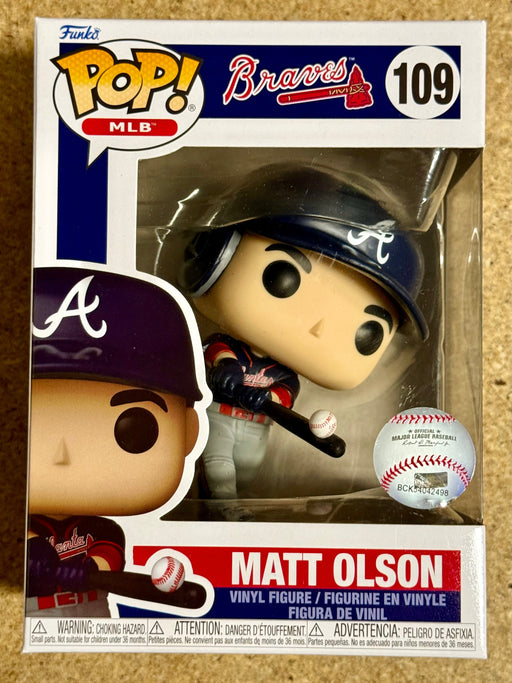 Funko Pop! MLB Matt Olson #109 Atlanta Braves Baseball 2024 First Baseman - for just $13! 