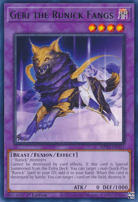 Geri the Runick Fangs [MP23-EN251] Rare - for just $0.15! 