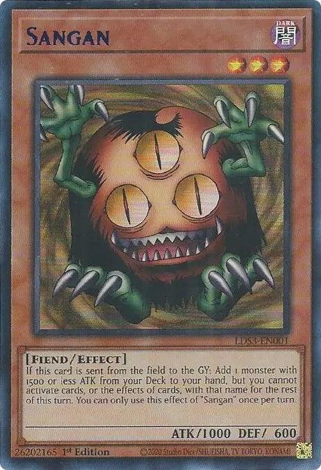 Sangan (Blue) [LDS3-EN001] Ultra Rare - for just $0.20! 