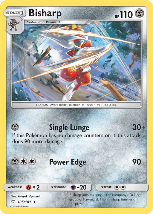 Bisharp (105/181) [Sun & Moon: Team Up] - for just $0.15! 