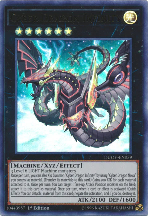 Cyber Dragon Infinity [DUOV-EN059] Ultra Rare - for just $0.45! 