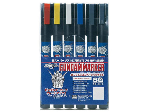 Gundam Marker Set - Gundam SEED 6 Color Set - for just $24.99! 