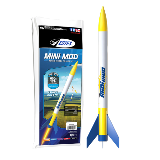 Estes Rockets - Mini Mod™Rocket-Building Kit, Advanced Flying-Rocket-Model Kit for Ages 10+ - for just $14.99! 
