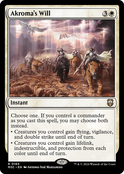 Akroma's Will (M3C-165) - Modern Horizons 3 Commander - for just $4.44! 